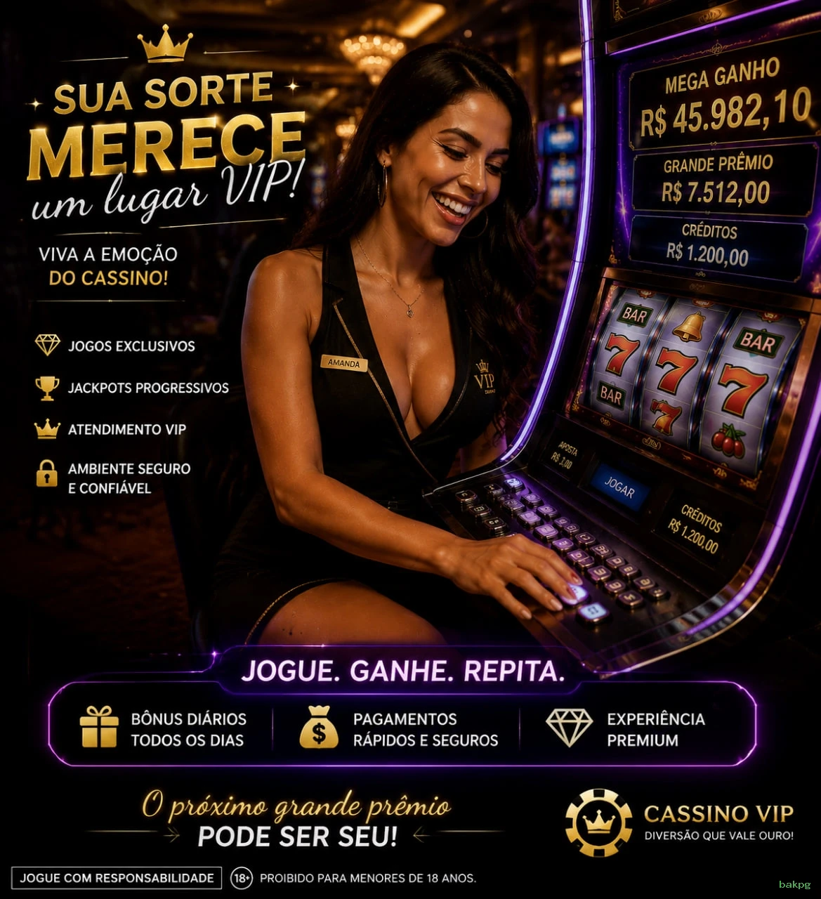 Ganhar e sacar na bakpg